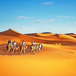 Rundreisen Oman Wüster Kamelsafari